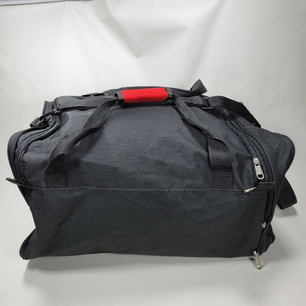 Walt Disney World 1971 Mickey Mouse Black Duffel Bag Travel Gym Tote Disney Park - Picture 3 of 11